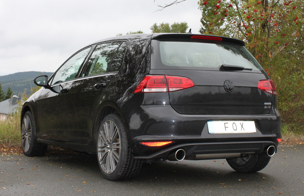 VW Golf VII - 2,0l GTI Endschalldämpfer rechts/links - 1x100 Typ 16 rechts/links