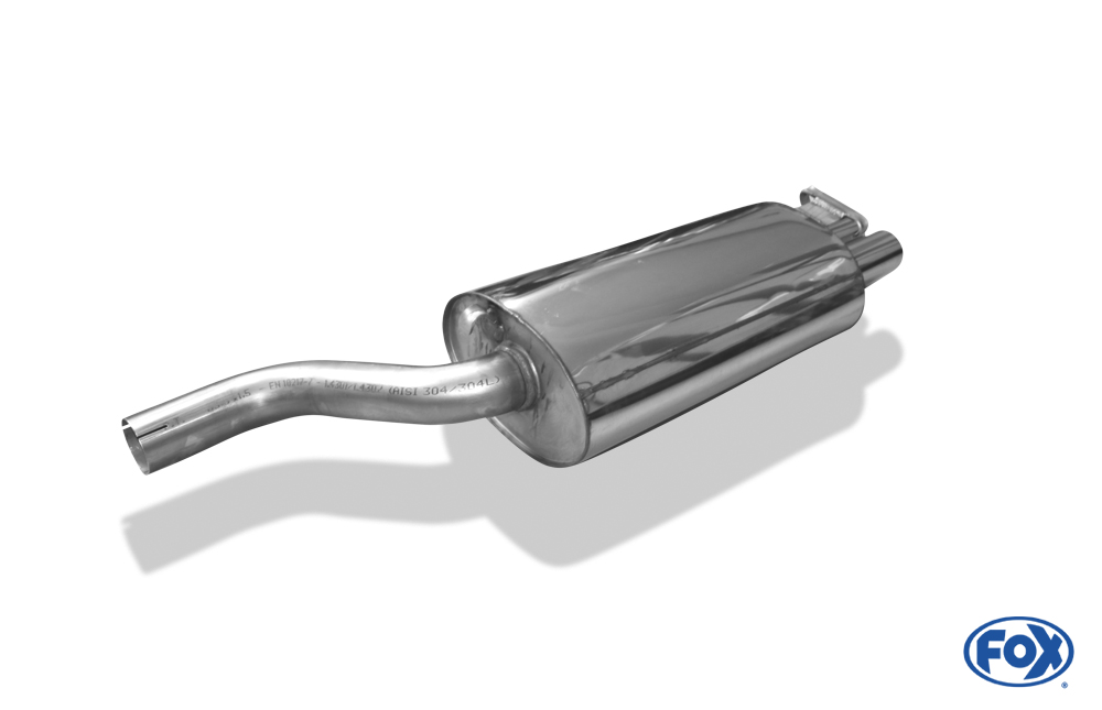 Audi 100 quattro Typ C3/ Audi 200 Typ 44Q Endschalldämpfer - 2x63 Typ 10