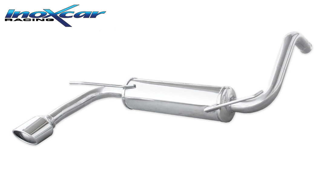 107 1.0 12V (68PS) Sportauspuff 120x80mm Edelstahl