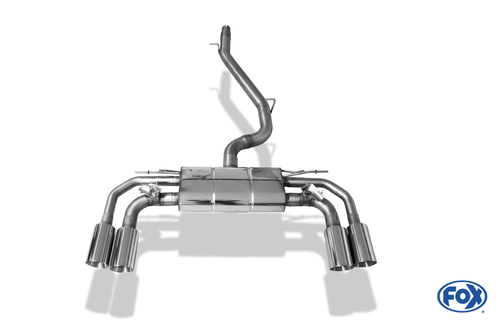CUPRA Formentor 4x4 Halbanlage ab Kat - 2x100 Typ 25 rechts/links - mit 2 elektronischen Klappen Audi S3 GY - Limousine Halbanlage ab OPF mit Abgasklappen - 2x114 Typ 25 rechts/links