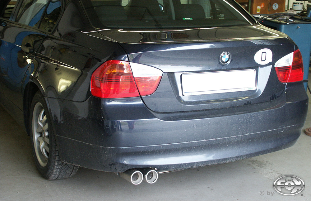 BMW E90/91 318i/ 320i Endschalldämpfer - 2x76 Typ 13 BMW E90/91 318i/ 320i Endschalldämpfer - 2x76 Typ 13