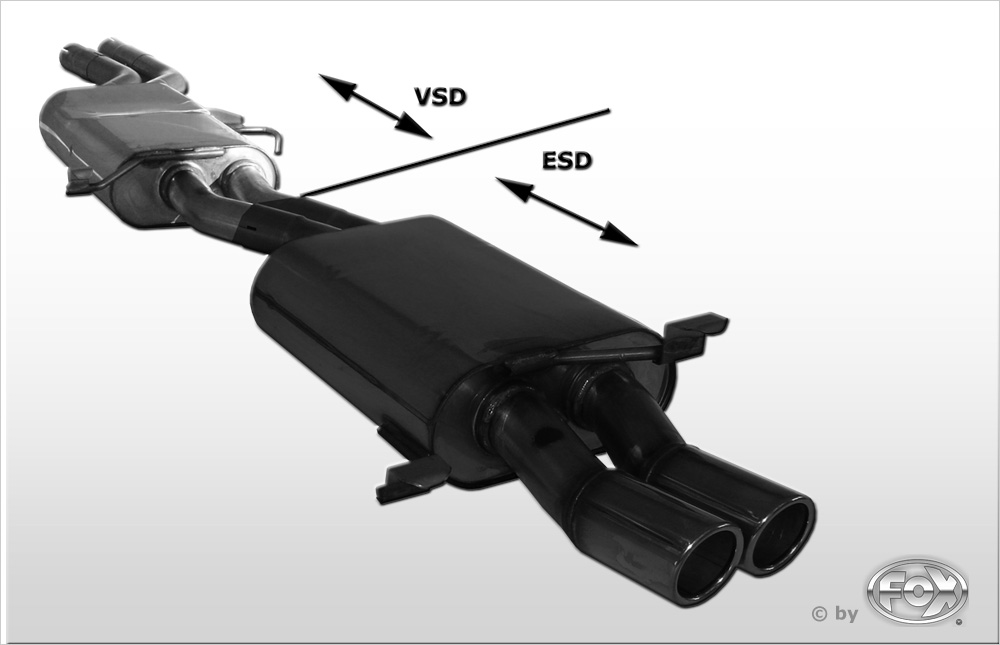 Audi V8 Typ D11 - 100/A6 Typ C4 quattro - 200 Typ 44Q Vorschalldämpfer