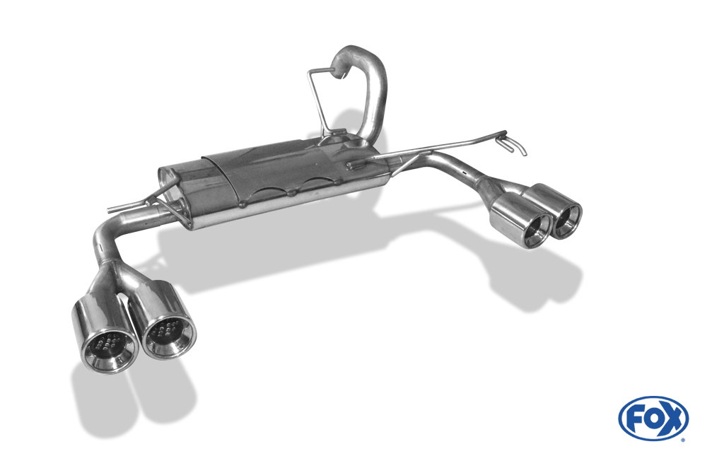 Mitsubishi Colt - Z30/ CZ3/ CZT - 3-türer / Smart Fourfour Endschalldämpfer Ausgang rechts/links - 2x90 Typ 13 rechts/links Mitsubishi Colt Typ Z30 5-türer Endschalldämpfer Ausgang rechts/links - 2x90 Typ 13 rechts/links