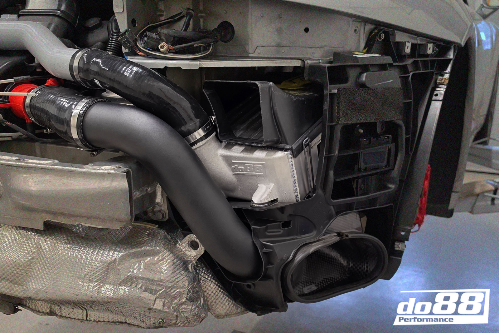 Porsche 911 Carrera (991.2) Ladeluftkühler-kit MERA für OEM Y-Rohr