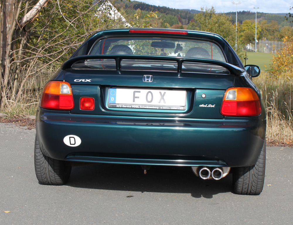 Honda CRX III Endschalldämpfer - 2x76 Typ 13 Honda CRX III Endschalldämpfer - 2x76 Typ 13