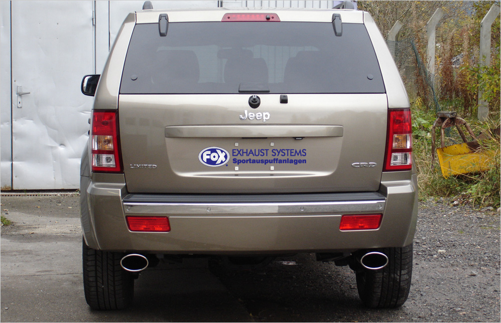 Jeep Grand Cherokee Typ WH Endschalldämpfer Ausgang rechts/links - 140x90 Typ 32 rechts/links Jeep Commander Typ XK Endschalldämpfer Ausgang rechts/links - 140x90 Typ 32 rechts/links