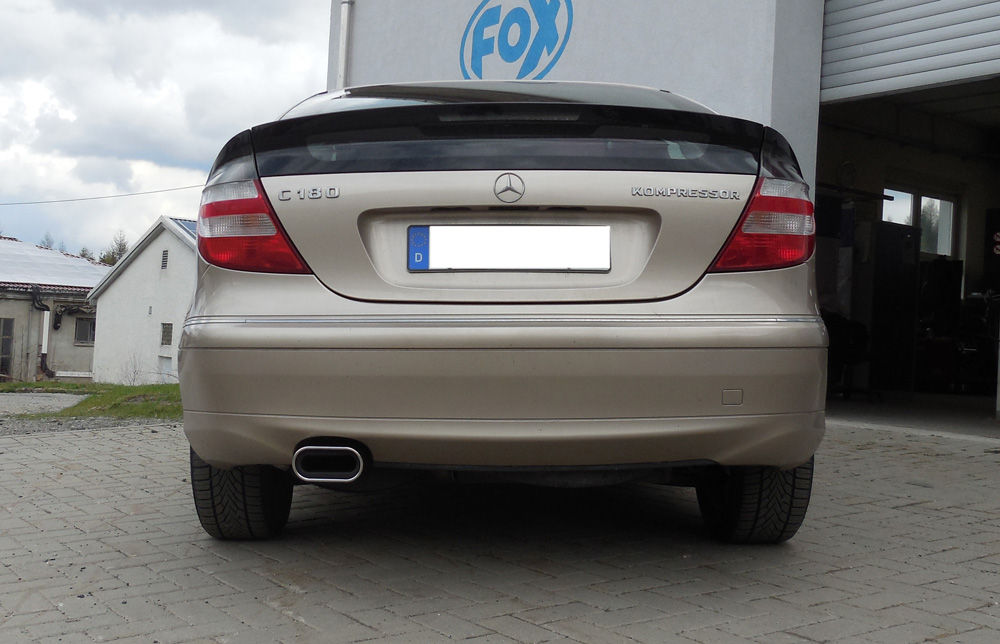 Mercedes C-Klasse Sportcoupe CL203 Endschalldämpfer - 160x80 Typ 53