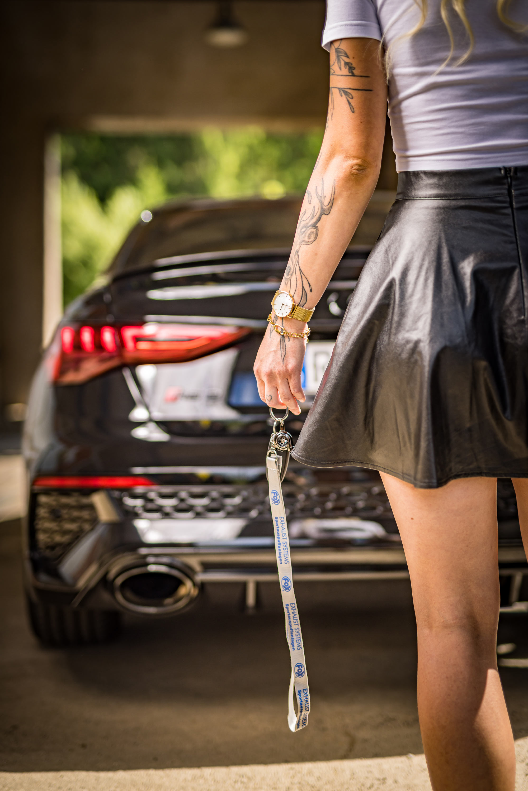 Audi RS3 8Y Limousine Halbanlage ab OPF mit 2 Abgasklappen - Ausgang in den originalen Endrohren Audi RS3 8Y Limousine Halbanlage ab OPF mit 2 Abgasklappen - Ausgang in den originalen Endrohren