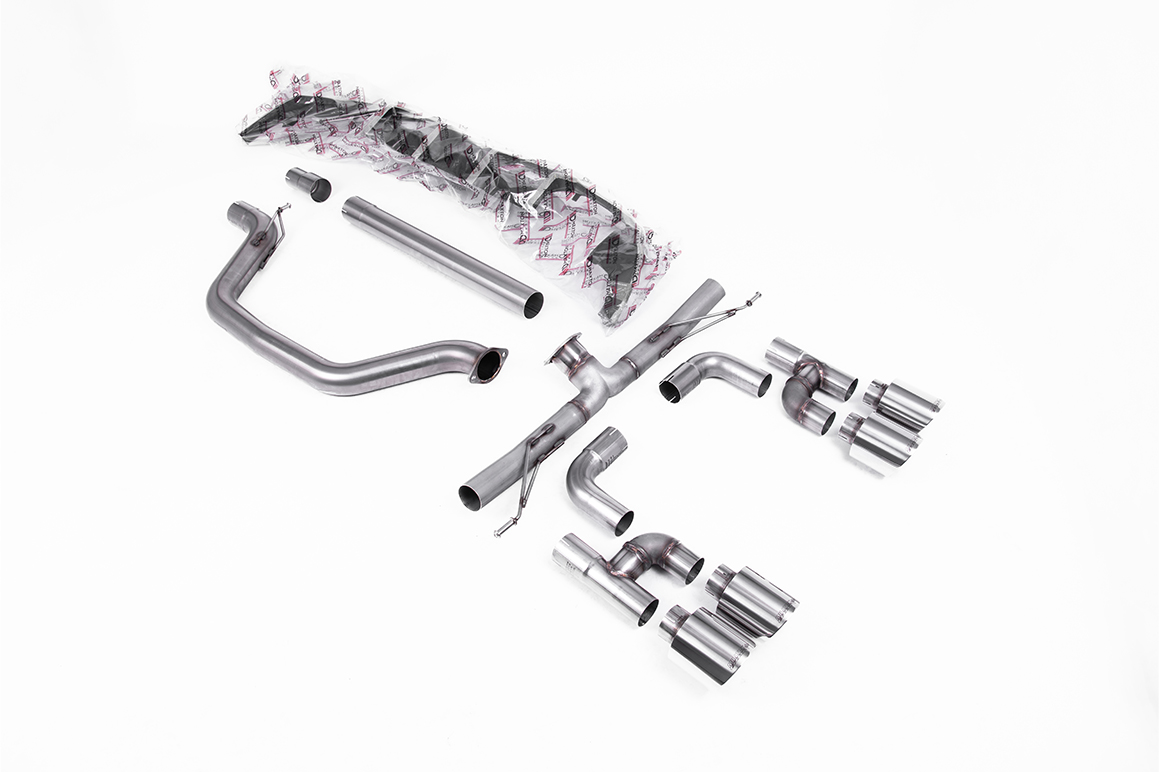 Volkswagen Golf Mk8 GTi (Golf R Style Quad Outlet Systems - 245ps Non-GPF / North American Models Only) 115 GT Volkswagen Golf Mk8 GTi (Golf R Style Quad Outlet Systems - 245ps Non-GPF / North American Models Only) 115 GT