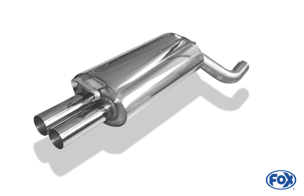 Audi 100 quattro Typ C3/ Audi 200 Typ 44Q Endschalldämpfer - 2x63 Typ 10