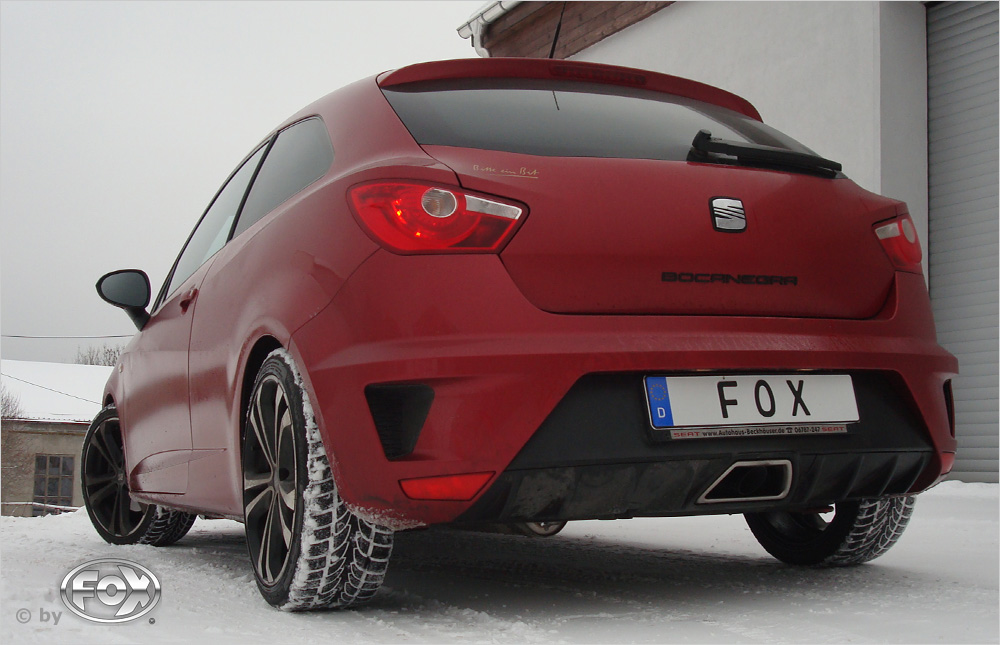 Seat Ibiza 6J - Cupra Endschalldämpfer - 1x55 Typ 10 (nicht sichtbar)