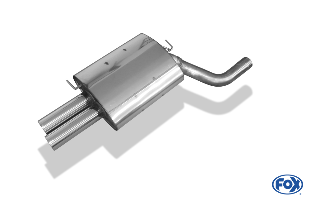 BMW E60/61 - 520i/ 523i/ 525i/ 530i Endschalldämpfer - 2x76 Typ 10
