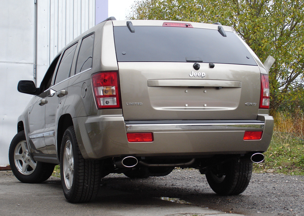 Jeep Grand Cherokee Typ WH Endschalldämpfer Ausgang rechts/links - 140x90 Typ 32 rechts/links Jeep Commander Typ XK Endschalldämpfer Ausgang rechts/links - 140x90 Typ 32 rechts/links