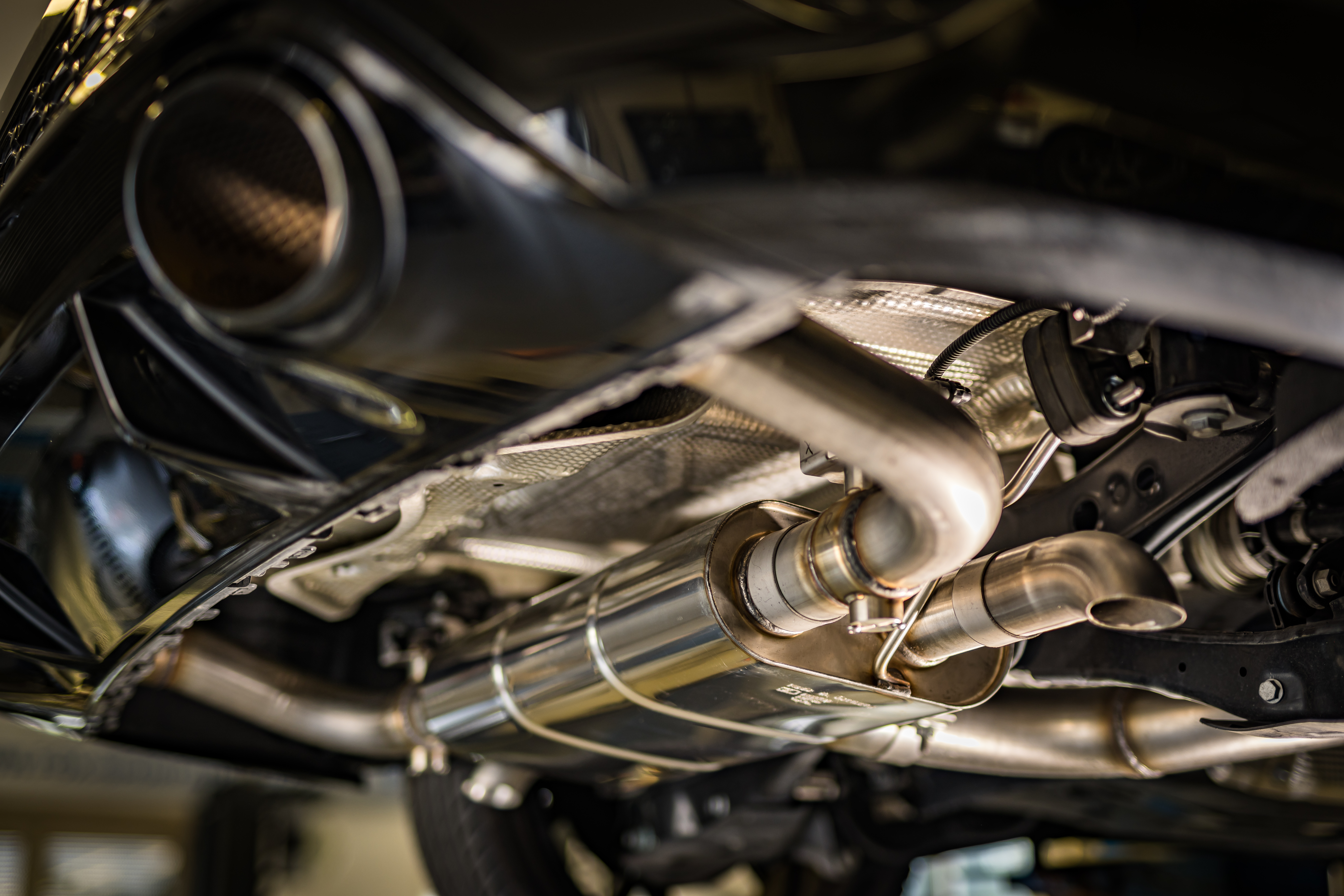 Audi RS3 8Y Limousine Halbanlage ab OPF mit 2 Abgasklappen - Ausgang in den originalen Endrohren Audi RS3 8Y Limousine Halbanlage ab OPF mit 2 Abgasklappen - Ausgang in den originalen Endrohren