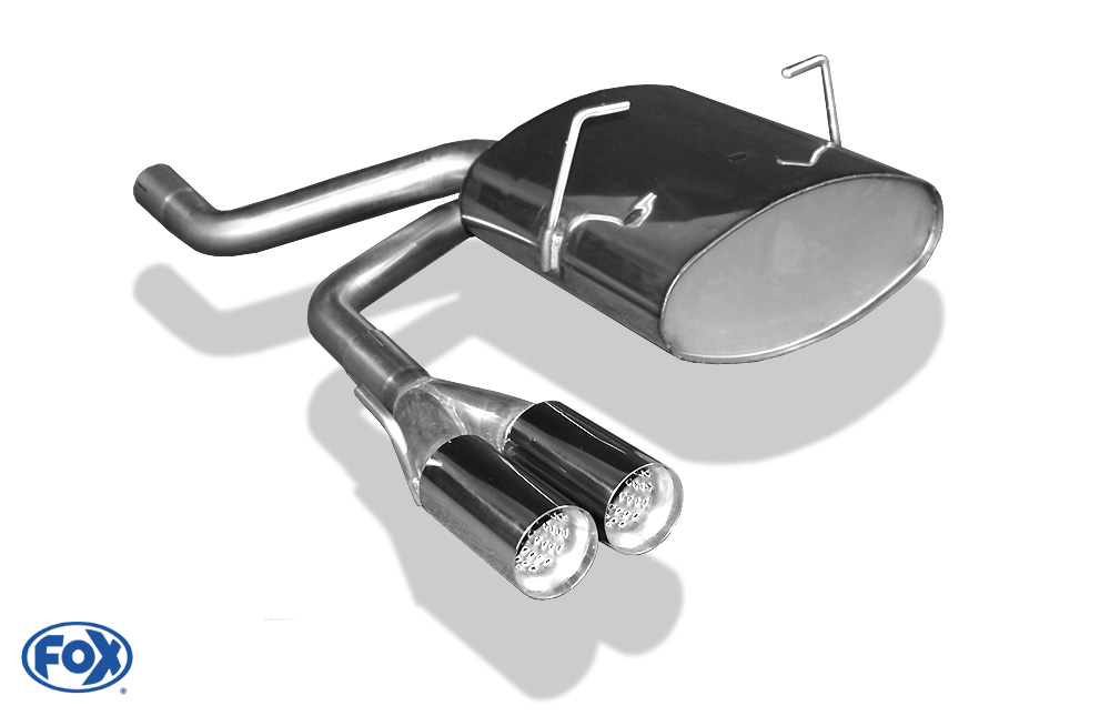 Mini One/ Cooper R50 Endschalldämpfer Ausgang mittig - 2x70 Typ 11 Mini One/ Cooper R50 Endschalldämpfer Ausgang mittig - 2x70 Typ 11