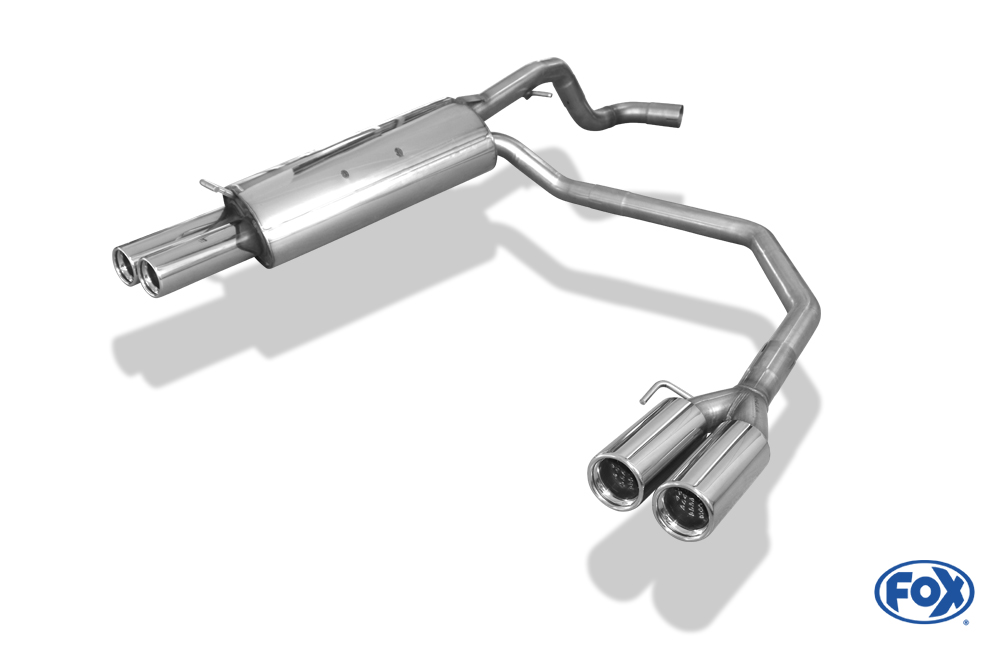 Audi A3 Typ 8L Endschalldämpfer Ausgang rechts/links - 2x76 Typ 13 rechts/links VW Beetle Typ 1C/ 9C Endschalldämpfer Ausgang rechts/links - 2x76 Typ 13 rechts/links