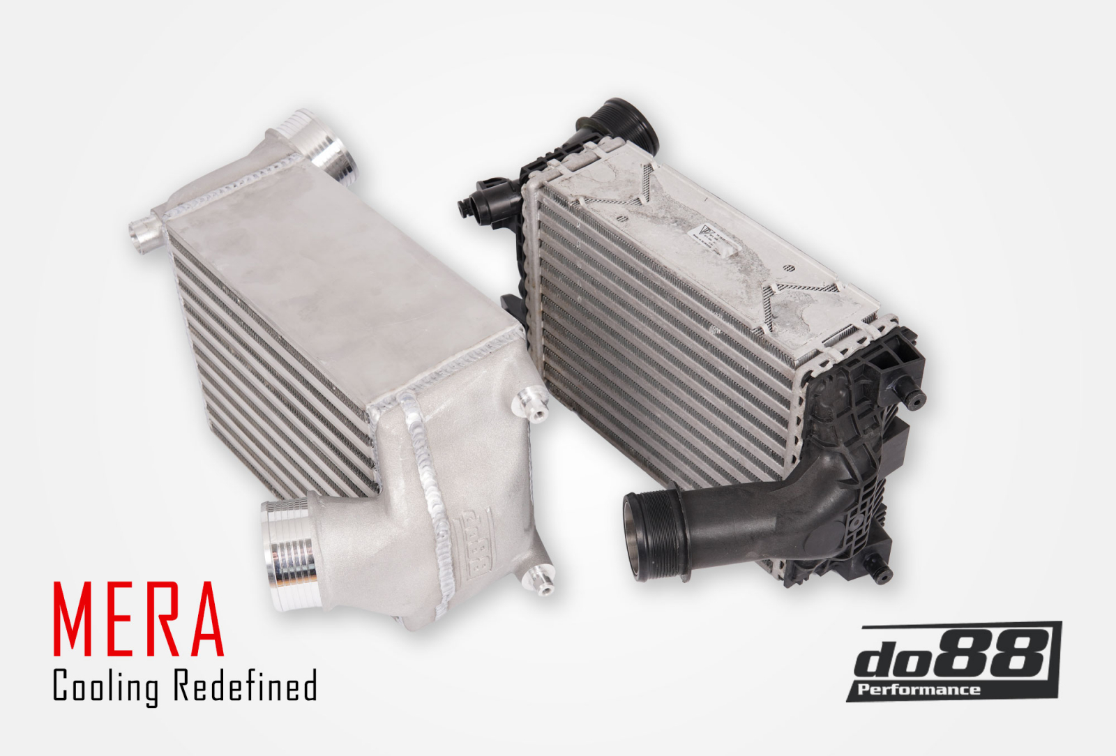 Porsche 911 Carrera (991.2) Ladeluftkühler-kit MERA für OEM Y-Rohr