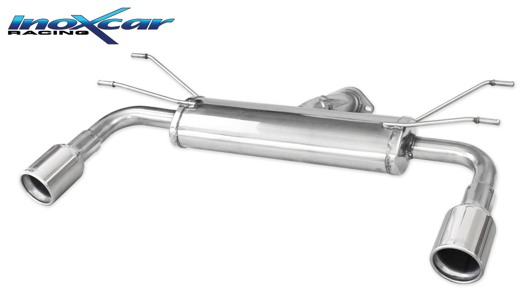 124 SPIDER 1.4 TURBO (140PS) Duplex-Sportauspuff 102mm Edelstahl