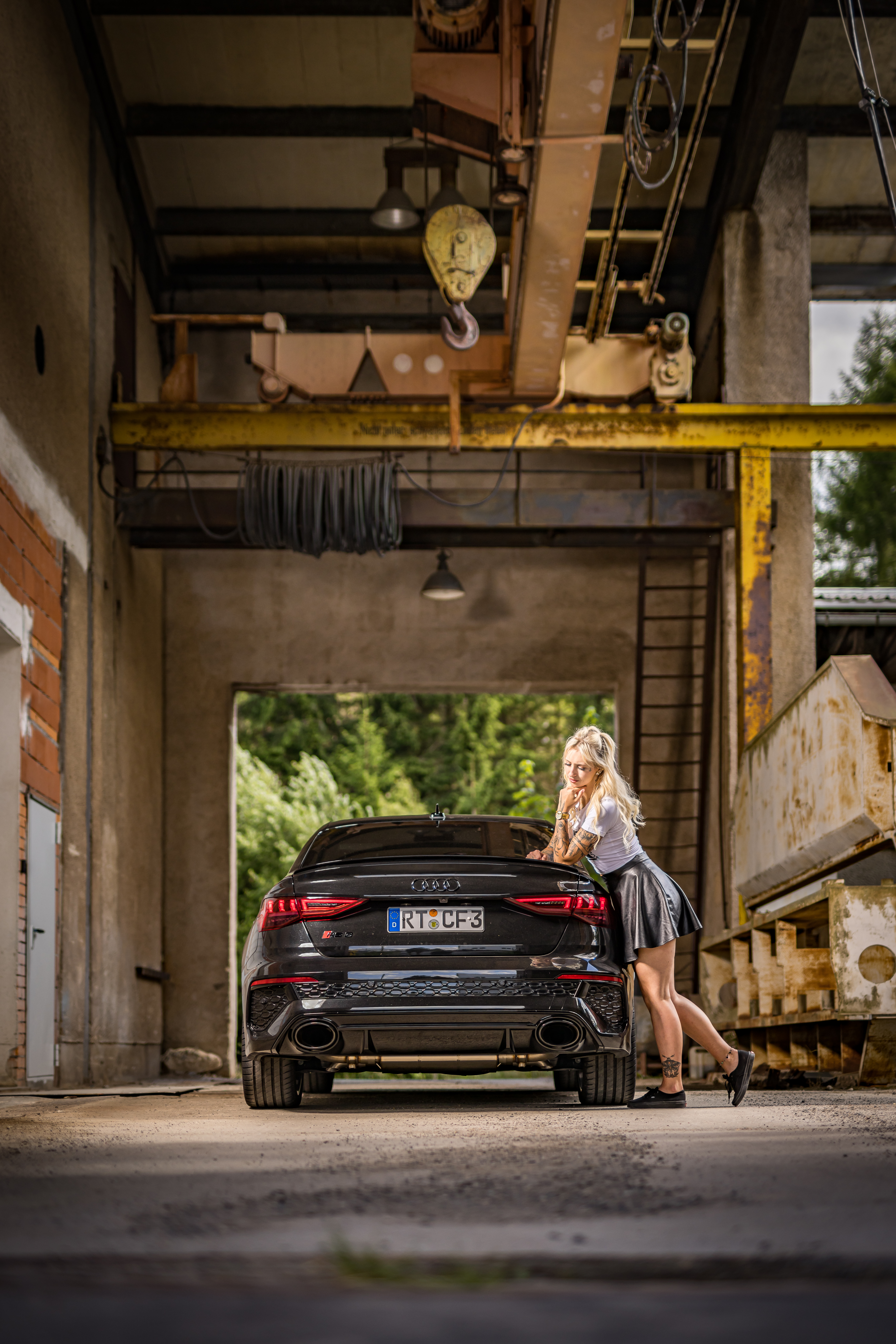 Audi RS3 8Y Limousine Halbanlage ab OPF mit 2 Abgasklappen - Ausgang in den originalen Endrohren