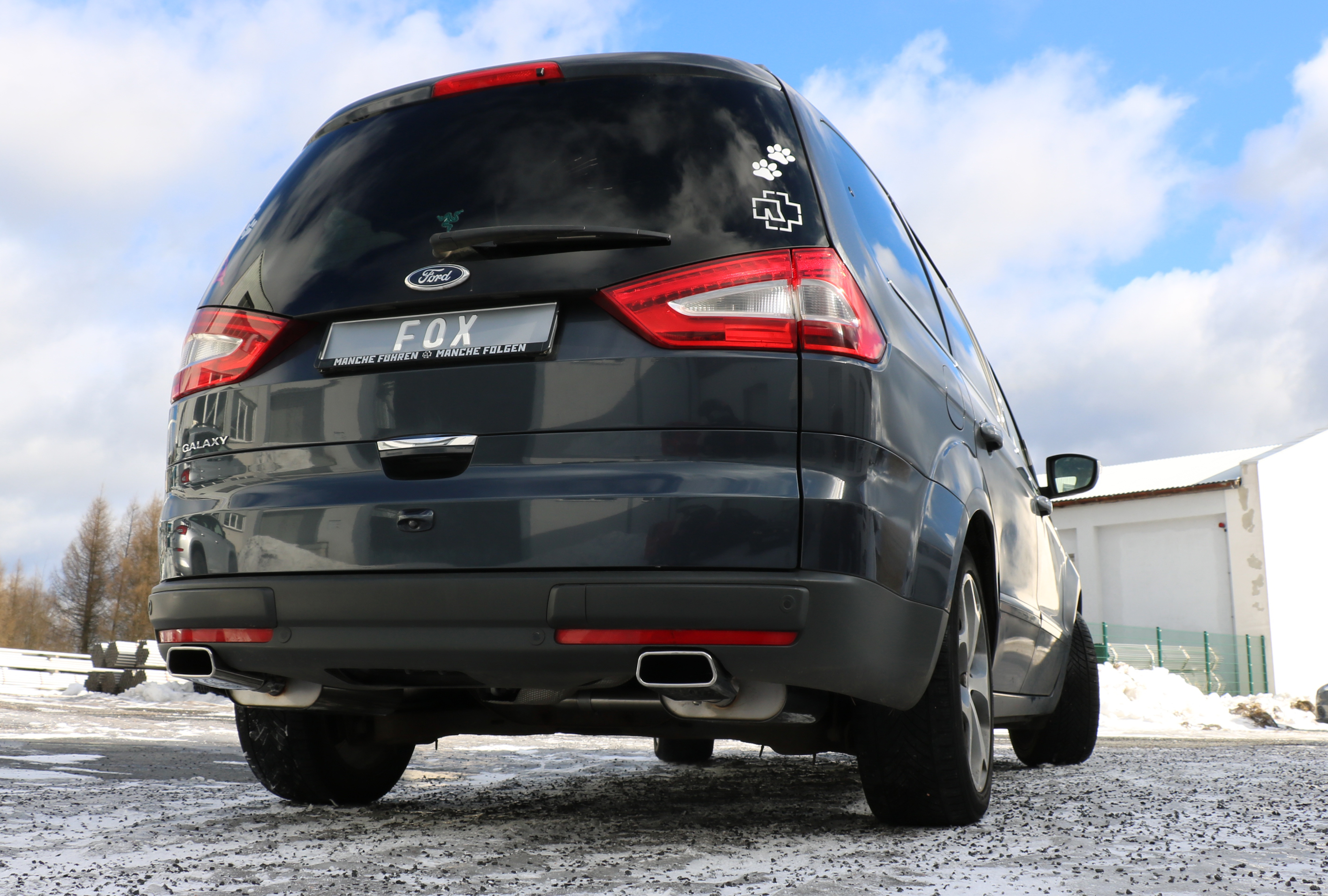 Ford Galaxy II - WA6 Endschalldämpfer rechts/links - 145x65 Typ 59 rechts/links