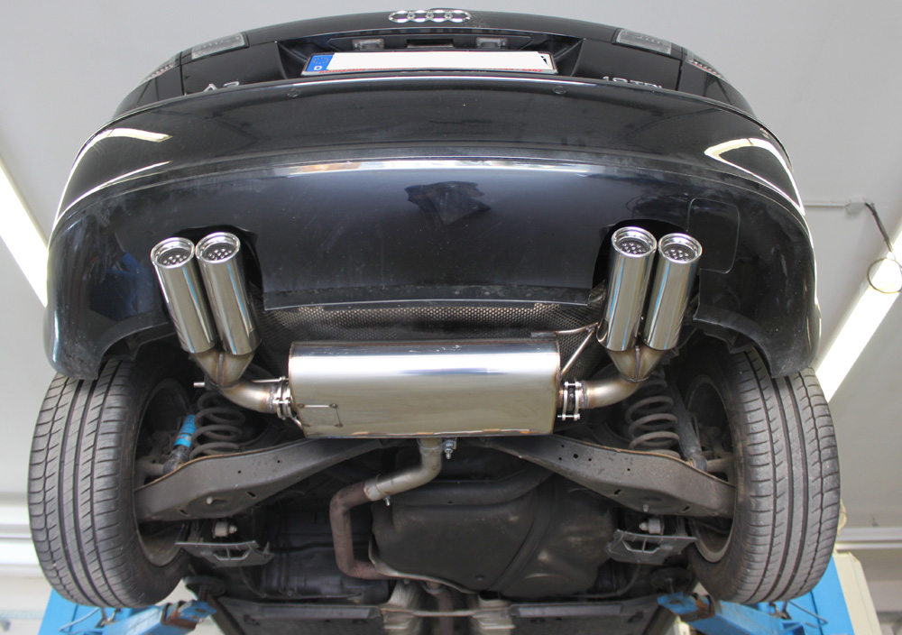 Audi A3 - 8P Sportback Endschalldämpfer Ausgang rechts/links - 2x76 Typ 13 rechts/links Audi A3 - 8P Sportback Endschalldämpfer Ausgang rechts/links - 2x76 Typ 13 rechts/links