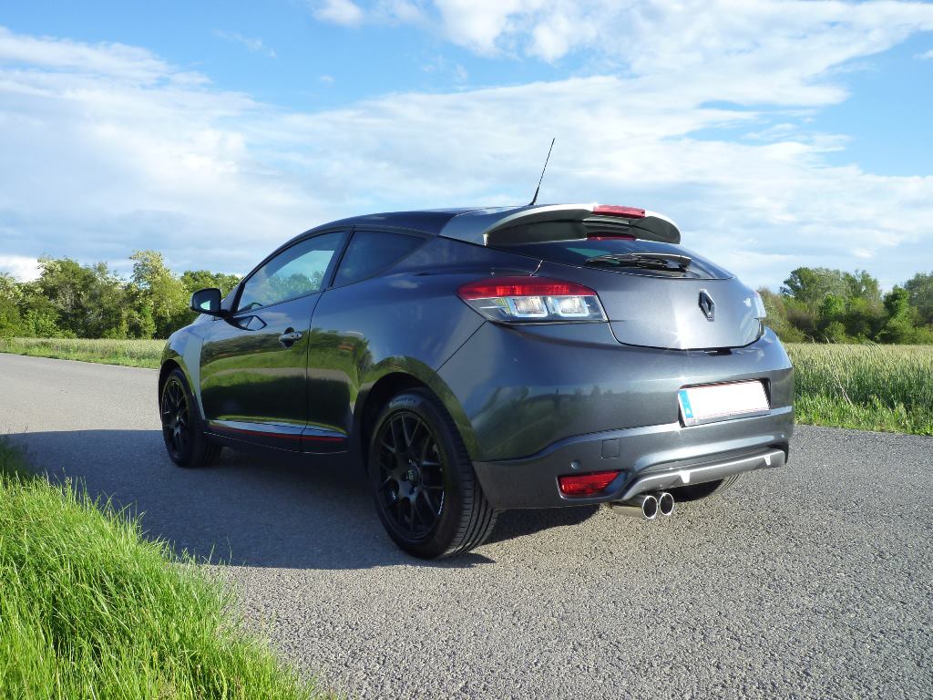Renault Megane III Schrägheck/ Coupe Endschalldämpfer - 2x80 Typ 12 Renault Megane III Schrägheck/ Coupe Endschalldämpfer - 2x80 Typ 12