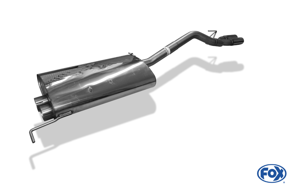 Mercedes M-Klasse Typ W163 - Facelift Endschalldämpfer (Eingang zweiflutig) - 2x80 Typ 13