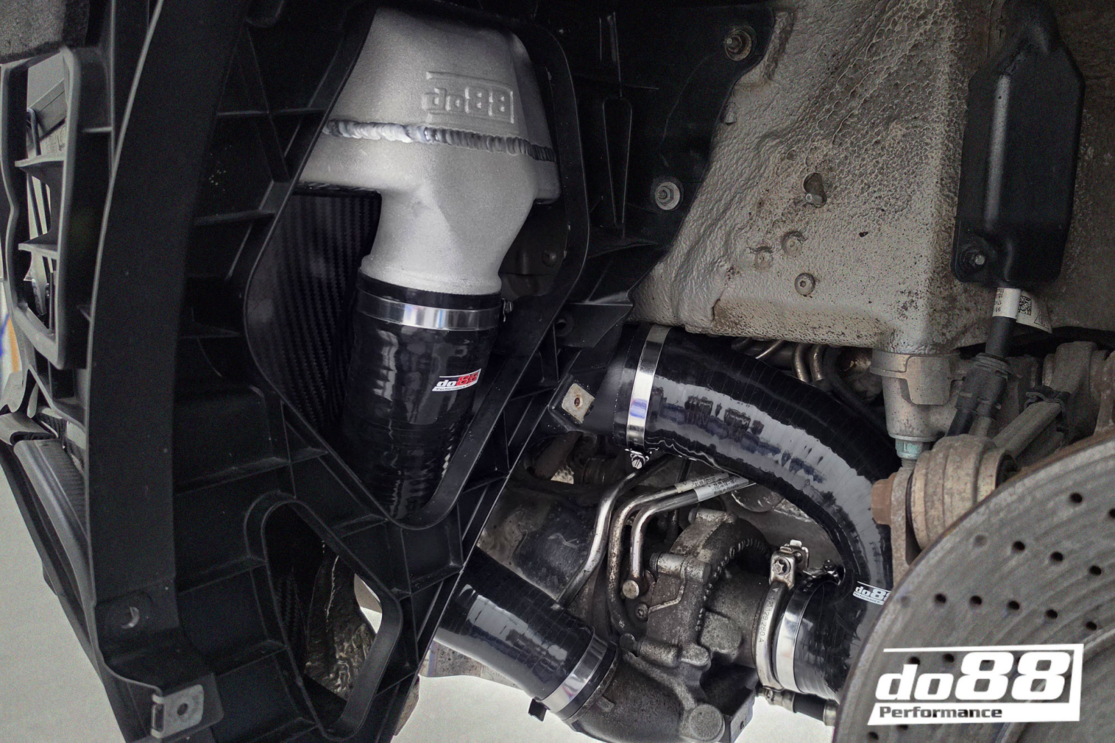 Porsche 911 Carrera (991.2) Ladeluftkühler-kit MERA für OEM Y-Rohr
