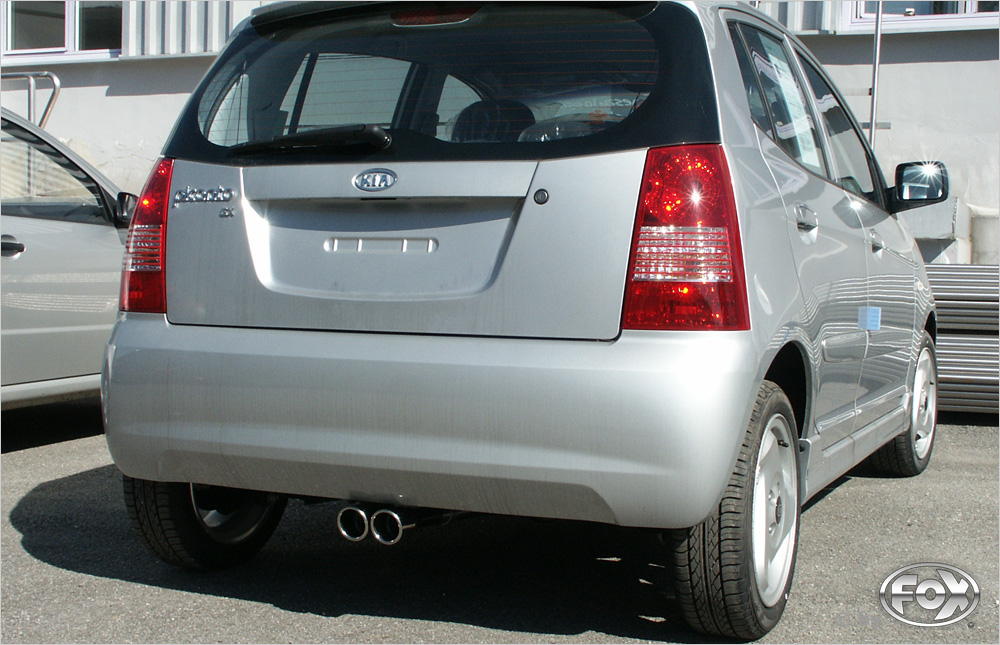 Kia Picanto - BA Endschalldämpfer Ausgang mittig - 2x70 Typ 16 Kia Picanto - BA Endschalldämpfer Ausgang mittig - 2x70 Typ 16