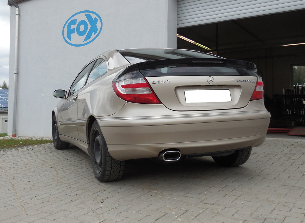 Mercedes C-Klasse Sportcoupe CL203 Endschalldämpfer - 160x80 Typ 53