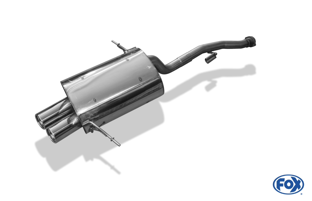 BMW E36 316Ti Endschalldämpfer - 2x80 Typ 13 BMW E36 316Ti Endschalldämpfer - 2x80 Typ 13