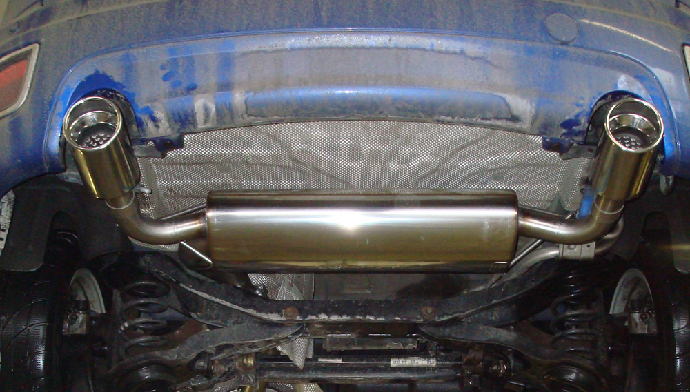 Ford Focus II ST Endschalldämpfer quer Ausgang rechts/links - 1x100 Typ 17 rechts/links Ford Focus II ST Endschalldämpfer quer Ausgang rechts/links - 1x100 Typ 17 rechts/links