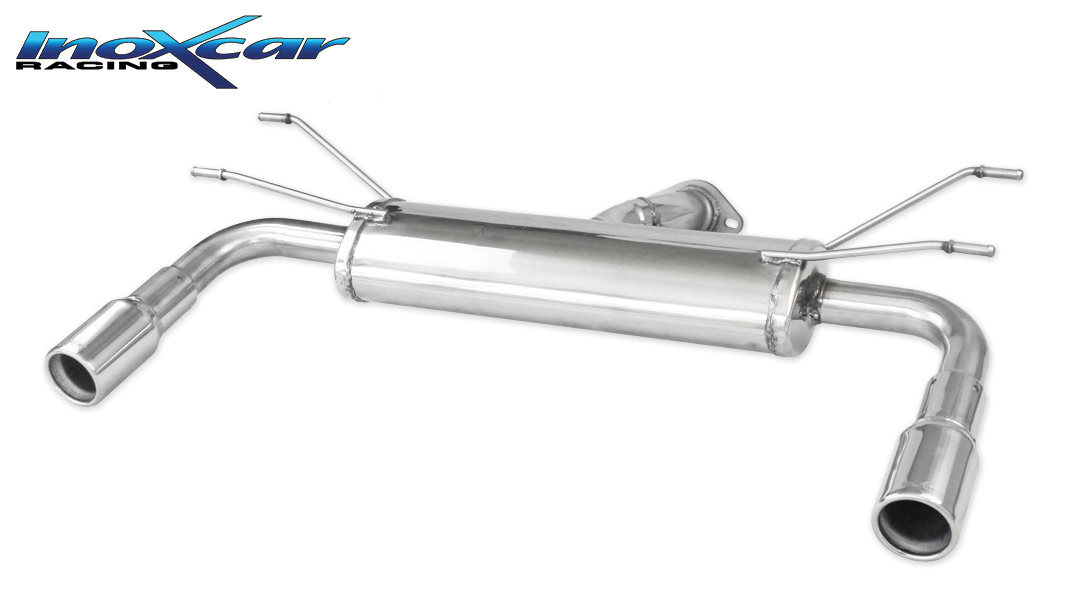 124 SPIDER 1.4 TURBO (140PS) Duplex-Sportauspuff 80mm Edelstahl