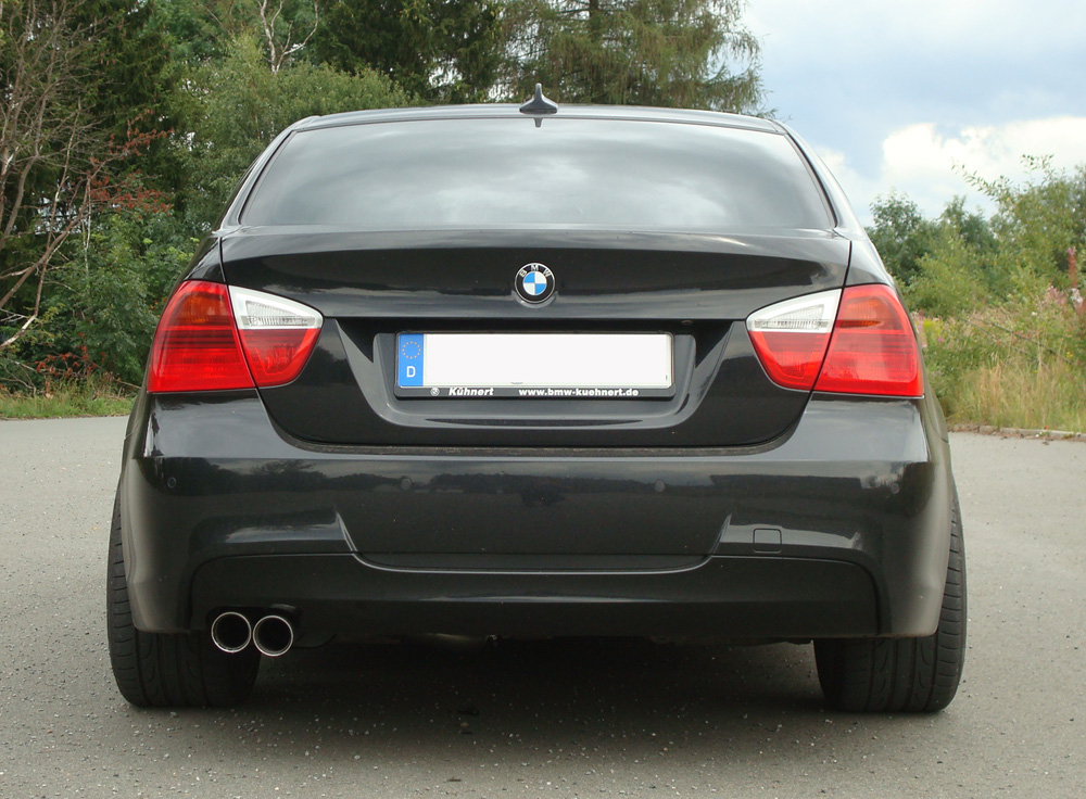 BMW E90/91/92 - 325d/ 330d Endschalldämpfer - 2x80 Typ 25 BMW E90/91/92 - 325d/ 330d Endschalldämpfer - 2x80 Typ 25
