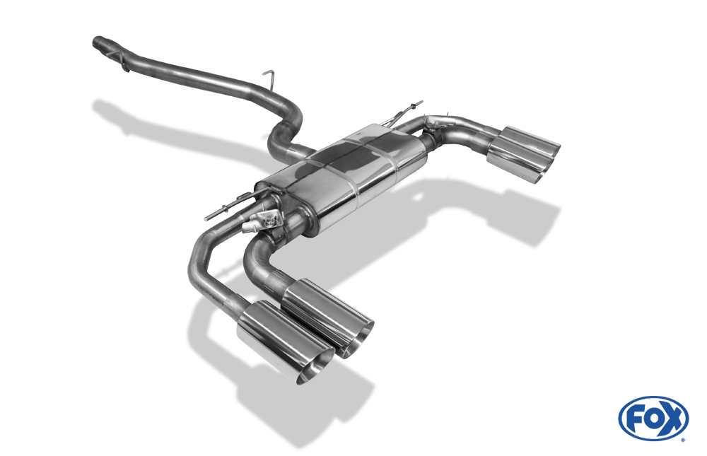 CUPRA Formentor 4x4 Halbanlage ab Kat - 2x100 Typ 25 rechts/links - mit 2 elektronischen Klappen Audi S3 GY - Limousine Halbanlage ab OPF mit Abgasklappen - 2x114 Typ 25 rechts/links