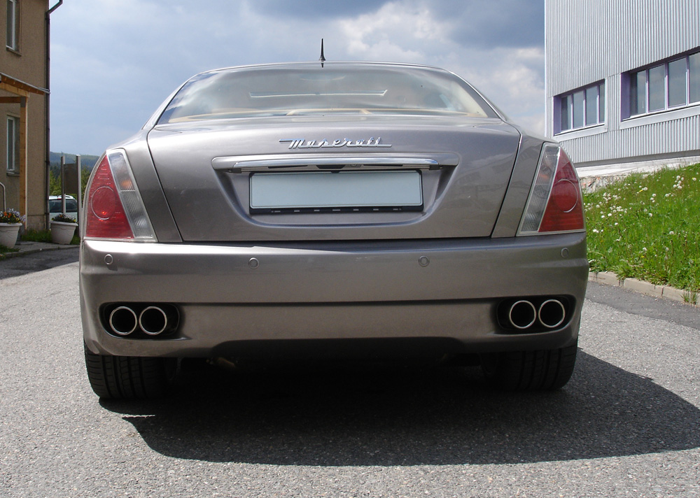 Maserati Quattroporte V Endschalldämpfer rechts/links - 2x90 Typ 17 rechts/links Maserati Quattroporte V Endschalldämpfer rechts/links - 2x90 Typ 17 rechts/links