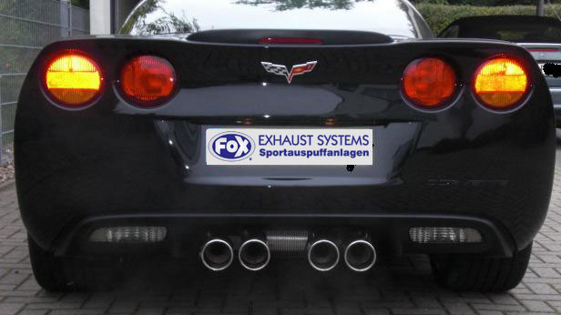 Corvette C06 Endschalldämpfer Ausgang mittig - 4x100 Typ 12 mittig Corvette C06 Endschalldämpfer Ausgang mittig - 4x100 Typ 16 mittig