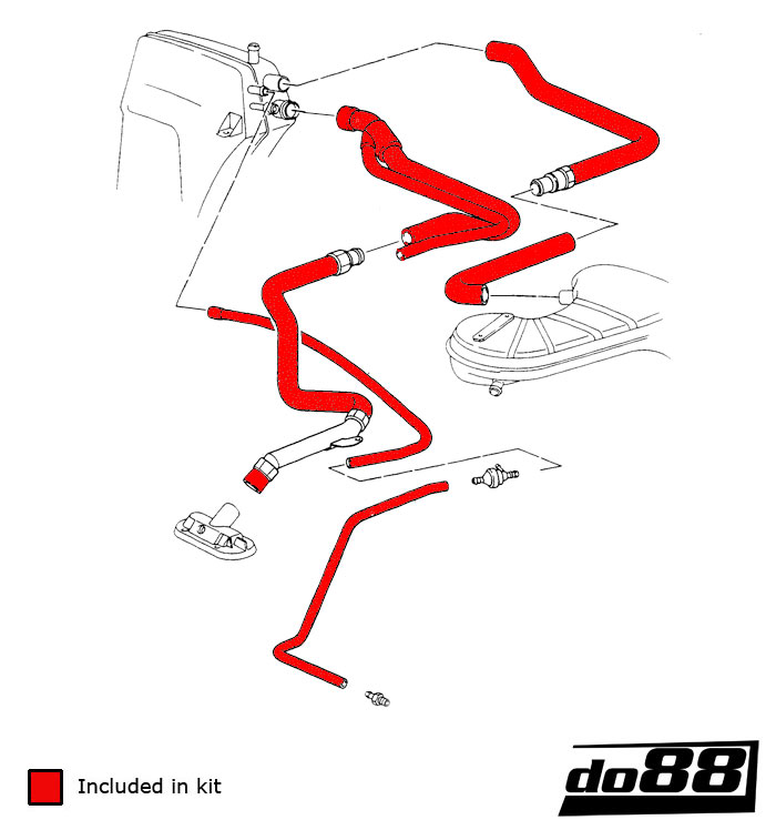 Porsche 964 Turbo Ölschläuche