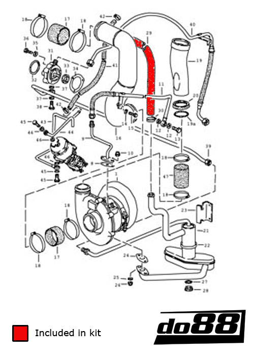 Porsche 930 Turbo Ölschläuche