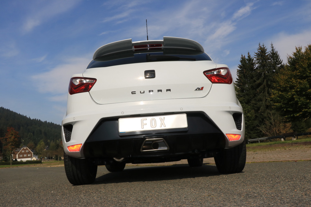 Seat Ibiza 6J - Cupra Facelift Endschalldämpfer - 1x55 Typ 10 (nicht sichtbar)
