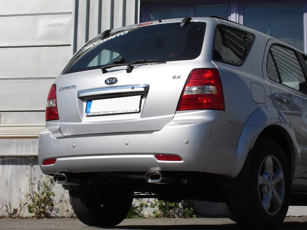 Kia Sorento Typ JC Endrohrgeweih Ausgang rechts/links - 135x80 Typ 53 rechts/links Kia Sorento Typ JC Endrohrgeweih Ausgang rechts/links - 135x80 Typ 53 rechts/links