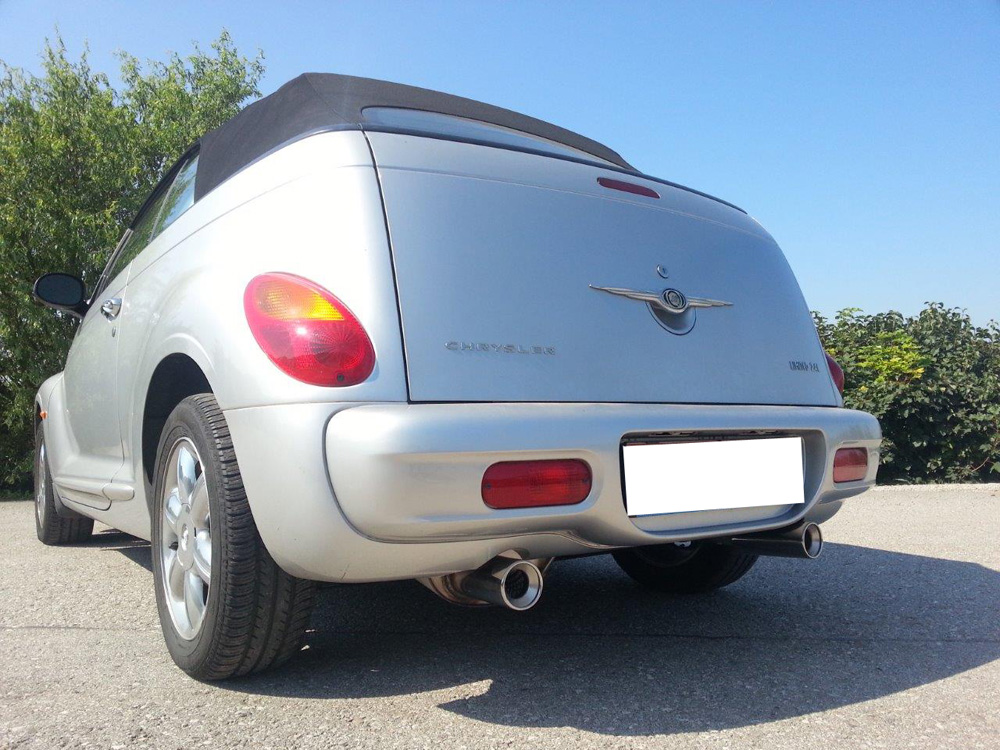 Chrysler PT Cruiser Limousine & Cabrio Endschalldämpfer Ausgang rechts/links - 1x90 Typ 13 rechts/links Chrysler PT Cruiser Limousine & Cabrio Endschalldämpfer Ausgang rechts/links - 1x90 Typ 13 rechts/links