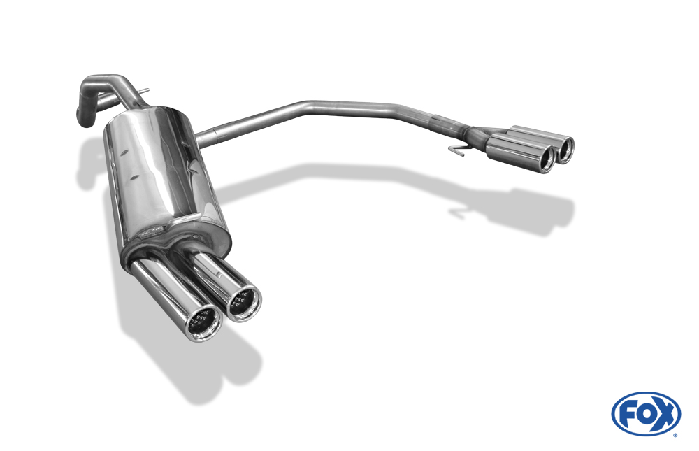 VW Beetle Typ 1C/ 9C Endschalldämpfer Ausgang rechts/links - 2x76 Typ 13 rechts/links