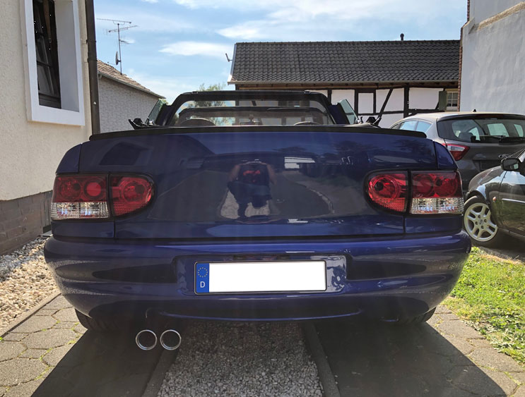Ford Escort GAL/ AAL/ ABL/ ALL Endschalldämpfer - 2x76 Typ 13 Ford Escort GAL/ AAL/ ABL/ ALL Endschalldämpfer - 2x76 Typ 13