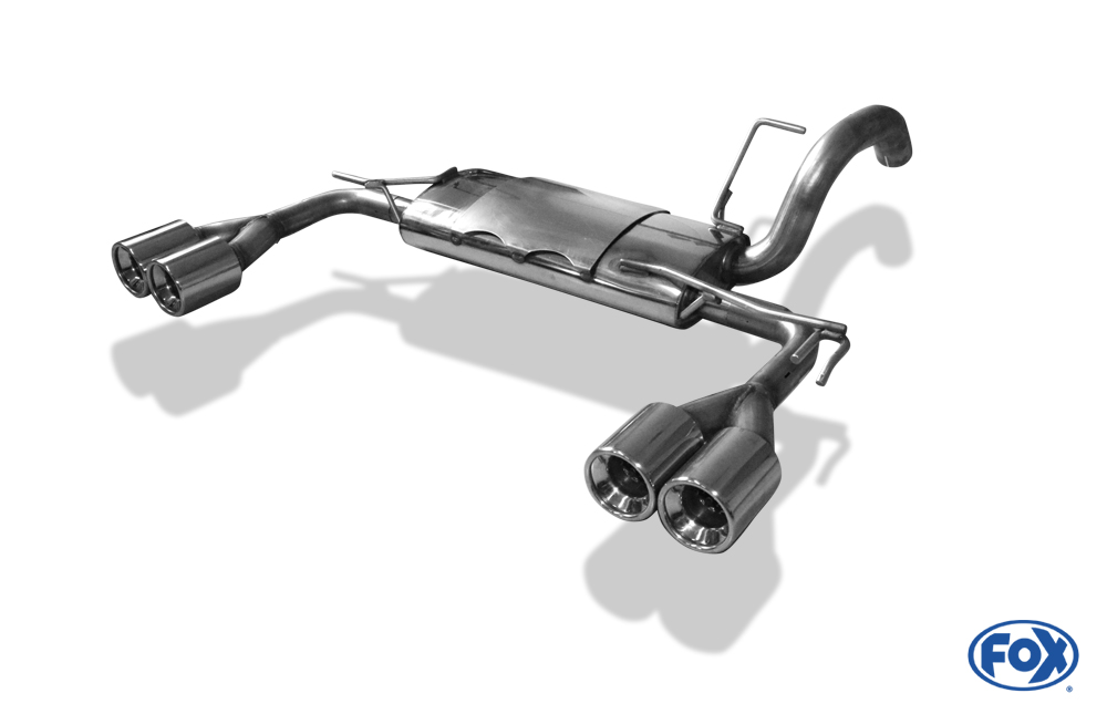 Mitsubishi Colt - Z30/ CZ3/ CZT - 3-türer / Smart Fourfour Endschalldämpfer Ausgang rechts/links - 2x90 Typ 13 rechts/links Mitsubishi Colt Typ Z30 5-türer Endschalldämpfer Ausgang rechts/links - 2x90 Typ 13 rechts/links