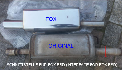 Ford Fiesta VI ST150 Endschalldämpfer - 1x90 Typ 13